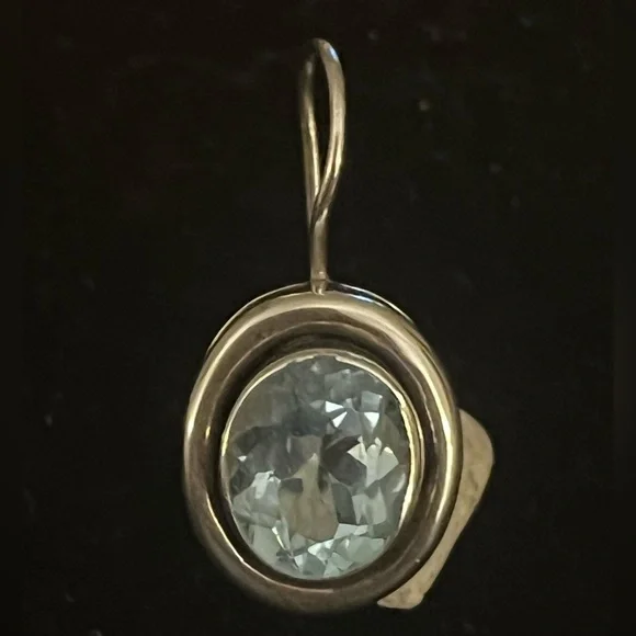 SINGLE EARRING ONLY: Silpada Blue Topaz
Earring. - Picture 5 of 5